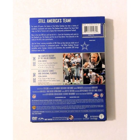History of The Dallas Cowboys 1960-2008 DVD Collectors Edition - Picture 2 of 5
